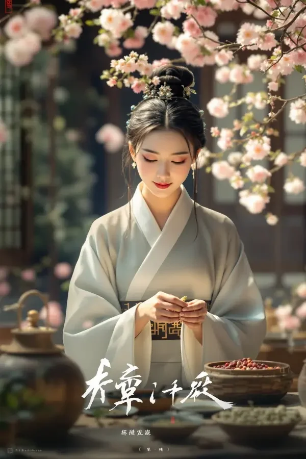黄果短剧《不负春和遇景宁》封面，甜宠题材短剧，医药世家传人嫁进国公府，先婚后宠