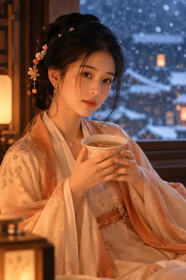 黄果短剧《春风一度与君老》封面，甜宠题材短剧，一碗汤药结下的缘分，他记了十年
