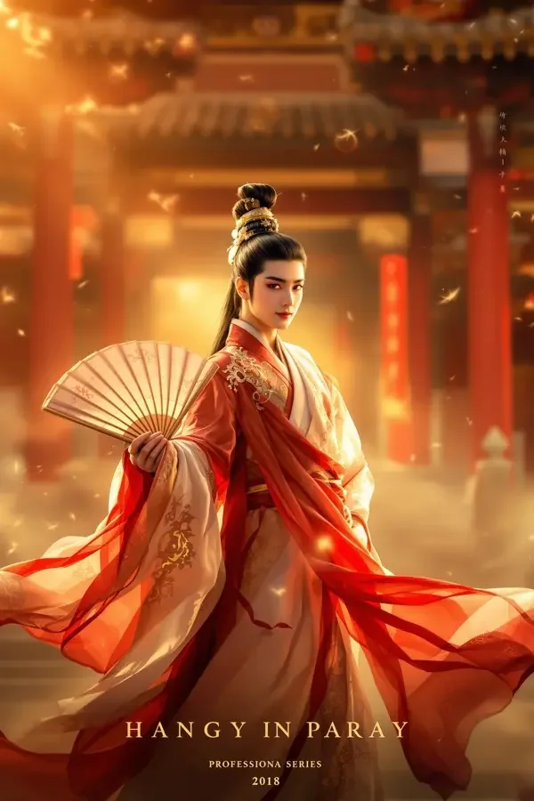 黄果短剧《笙歌小皇叔》封面，古装题材短剧，最闲的皇叔，成了摄政的最后一根柱子